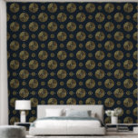 Moderne Gold Art Deco Circles Tapete<br><div class="desc">Das moderne Gold Art Deco Circles Wallpaper ist vollständig anpassbar und die perfekte Lösung für einfache Zimmerumgestaltungen. Wählen Sie aus verschiedenen Designs,  Größen und Texturen. Entworfen von Norman.R.</div>