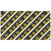 Moderne Gold Black Graduation Party Tischdecke (Vorderseite (Horizontal))