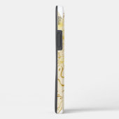 Moderne Gold-Blume und Monogramme Case-Mate iPhone Hülle (Rückseite / Rechts)