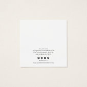 Moderne Gold Chic Earring Display (Rückseite)