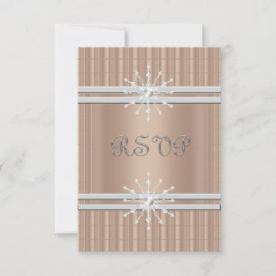 MODERNE GOLD CRYSTAL RIPPAL UAWG RSVP KARTE