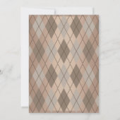 MODERNE GOLD DIAMONDS BACHELOR PARTY EINLADUNG (Rückseite)