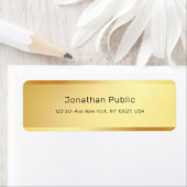 Moderne Gold Elegante einfache Berufliche Vorlage (Insitu)