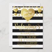 Moderne Gold Foil Liebe Herzlich Willkommen im Val Einladung (Vorderseite)