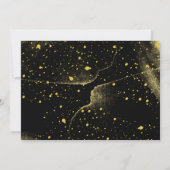 Moderne Gold Foto Graduation Party Einladung (Rückseite)