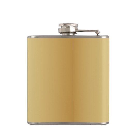 Moderne Gold Glitzer Individuelle Name Flasche Flachmann (Rückseite)