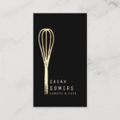 Moderne Gold Glitzer Whisky Bakery Business Card Visitenkarte (Vorderseite)