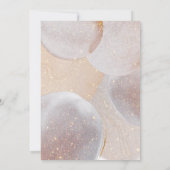 Moderne Gold Graduation Party Einladung (Rückseite)