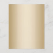 Moderne Gold Lash Erweiterungen Aftercare Instruct Flyer (Hinten)