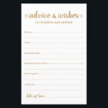 Moderne Gold LGBTQ Hochzeitsberatung und Wünsche<br><div class="desc">Die LGBTQ Advice & Wishings Blätter sind einfach, gold und weiß, modern, minimalistisch, handschriftlich. Sie sind perfekt für Ihr Brautparty, Probe Dinner oder Hochzeitsessen. Die Menschen werden die Liebe haben, die Anweisungen zu bekommen - sie machen es so einfach, liebende Ratschläge und gute Wünsche verlassen. Sie werden noch auf Jahre...</div>