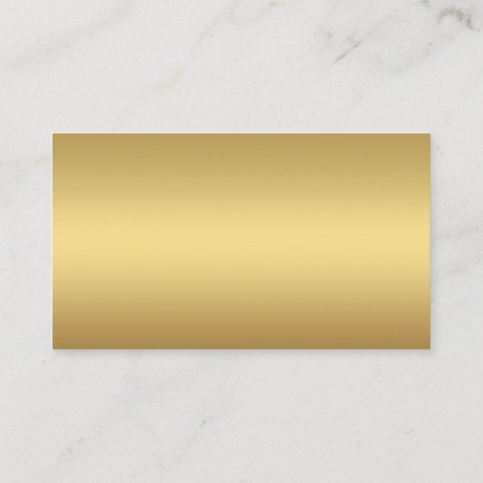 Moderne Gold Logo Beruflich Realtor Businesscard Visitenkarte (Rückseite)