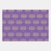 Moderne Gold Menorah Dreidel Olive Branch Dove Geschenkpapier Set (Vorderseite)