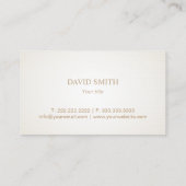 Moderne Gold Pineaps-Logo-Eventplanung Visitenkarte (Rückseite)