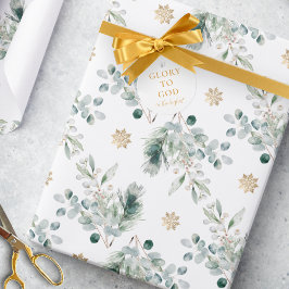 Moderne Gold Religiöse Weihnachtsgeschenke an Gott Geschenkanhänger