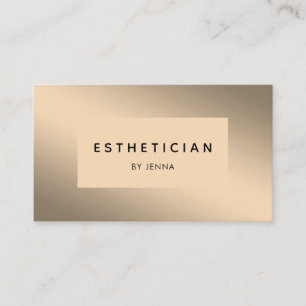 Moderne Gold-Salon Visitenkarte Geschäftskarte