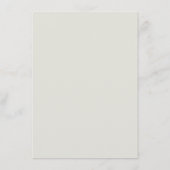 Moderne Gold Script Boho Wedding Advice Card Begleitkarte (Rückseite)