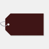 Moderne Gold Script Merry Weihnachten Geschenkanhänger (Rückseite Horizontal)