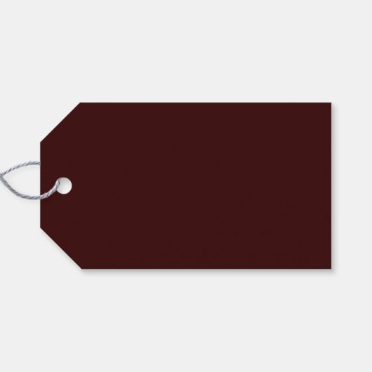 Moderne Gold Script Merry Weihnachten Geschenkanhänger (Rückseite Horizontal)