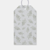 Moderne Gold Script Weihnachtsbaum Happy Holidays Geschenkanhänger (Rückseite)