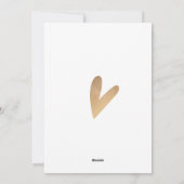 Moderne Gold Staub Psalm Weihnachtsfeiertag Feiertagskarte (Rückseite)