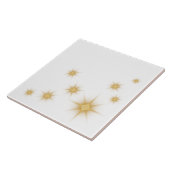 Moderne Gold-Sternexplosion Fliese (Seite)