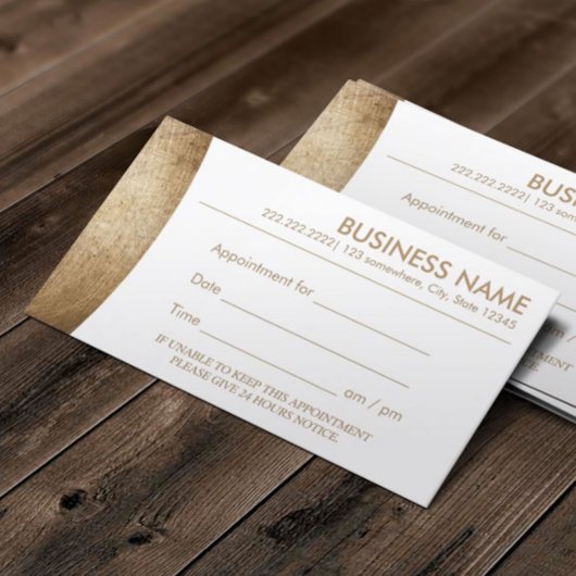 Moderne Gold Stilvolle Erinnerung Terminkarte