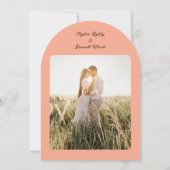 Moderne Gold Tree's Einladung (Rückseite)