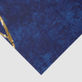 Moderne Gold und Blau - Dekoration Seidenpapier (Ausschnitt)