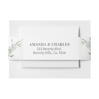 Moderne Gold- und Folienrahmen Einladungsbanderole