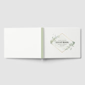 Moderne Gold- und Folienrahmen Gästebuch (Voll)