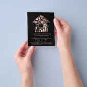 Moderne Gold- und Rose-Goldreinigung Flyer (Gruppe)