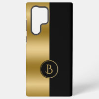 Moderne Gold- und Schwarzstreifen-Geometrie-Design