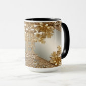 Moderne Gold Verzierte Tasse (VorderseiteRechts)