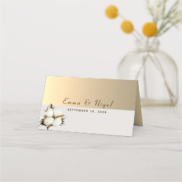 Moderne Gold Wedding Platzkarte