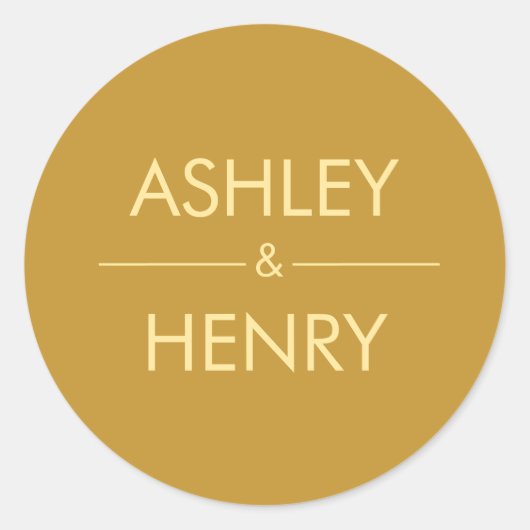 Moderne Goldaufkleber, Umschlag Aufkleber (Vorderseite)