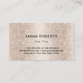 Moderne Goldbäckerei Konditorgebäck Visitenkarte (Rückseite)