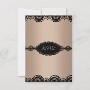 MODERNE GOLDBLACK LACE ENGAGEMENT PARTEI UAWG EINLADUNG