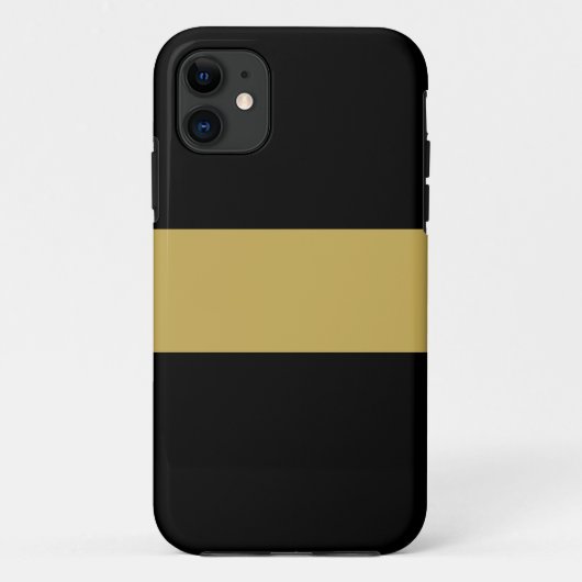 Moderne goldbraune, Berufliche Streifen Case-Mate iPhone Hülle (Rückseite)