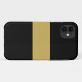 Moderne goldbraune, Berufliche Streifen Case-Mate iPhone Hülle (Rückseite (Horizontal))