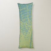 Moderne Goldden Blume Paint 1 by RD Seitenschläferkissen (Rückseite (Vertikal))