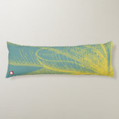 Moderne Goldden Blume Paint 1 by RD Seitenschläferkissen (Vorderseite)