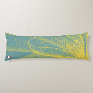 Moderne Goldden Blume Paint 1 by RD Seitenschläferkissen