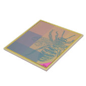 Moderne Golden Blue Bee Fliese (Seite)