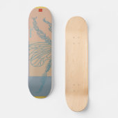 Moderne Golden Blue Bee Skateboard (Vorderseite)