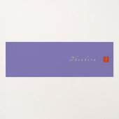 Moderne Golden Blue Bee Yogamatte (Rückseite (Horizontal))