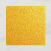 Moderne Golden Minimalistisch Quinceanera QR UAWG Begleitkarte (Rückseite)