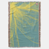 Moderne goldene Blume Farbe 1 Decke (Vorderseite Vertikal)