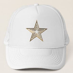 Moderne goldene Farbe cool Truckerkappe