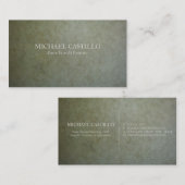 Moderne Goldene Imitate Wildleder Visitenkarte (Vorne/Hinten)