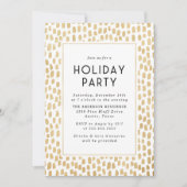 Moderne Goldene Kunst, Dichtung und Musik Einladung (Vorderseite)